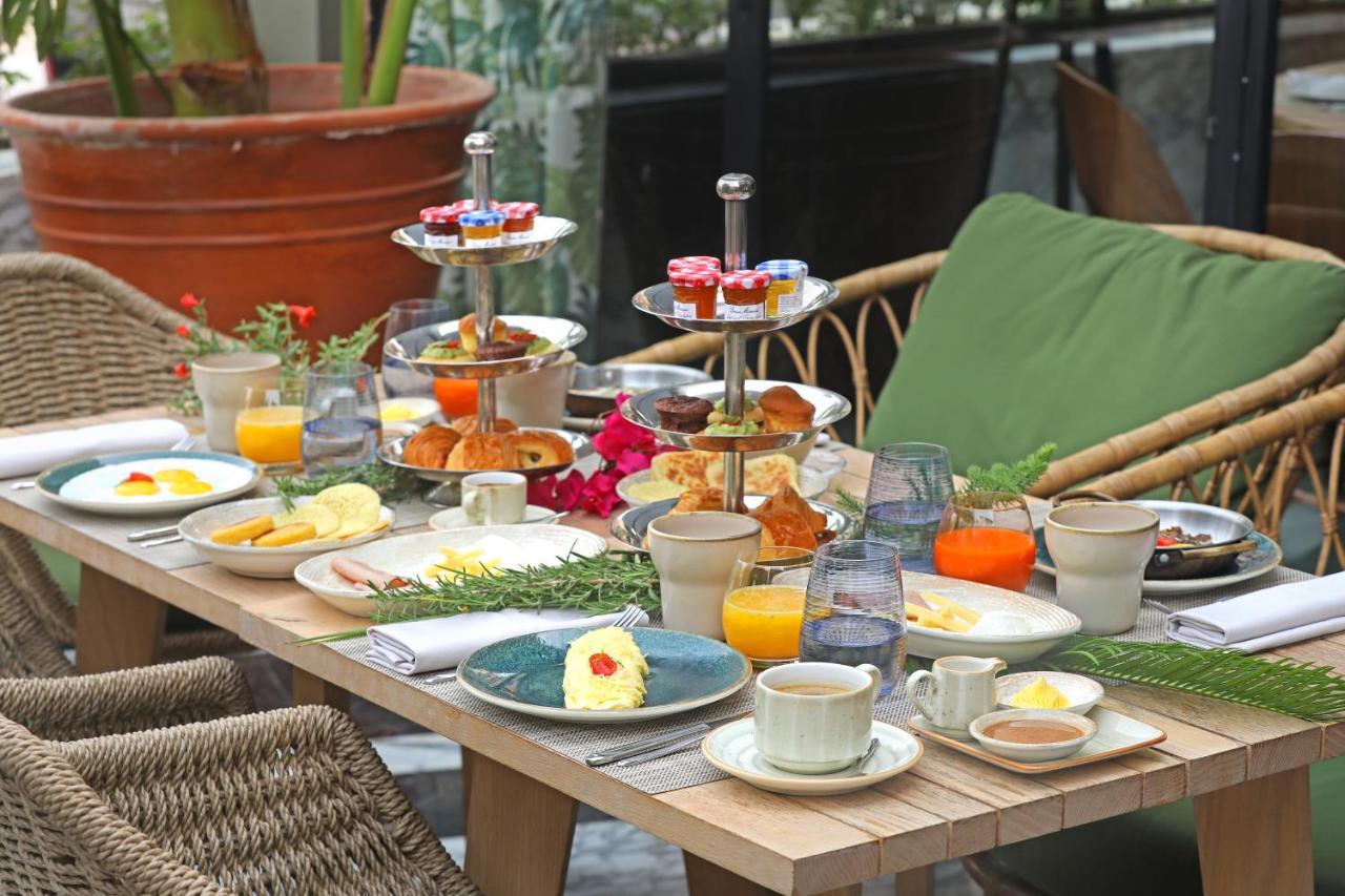 Hotel Jadali & Spa Marrakesz Zewnętrze zdjęcie A breakfast table